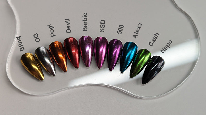 Solid chrome set (Color of your choice)